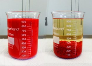 Coagulation des effluents du premier échantillon